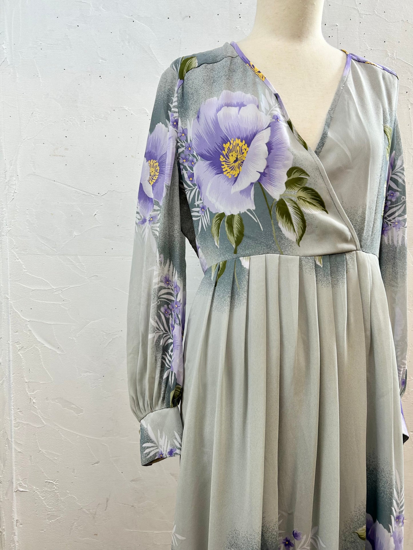 ’70s Vintage Sheer Dress [J28667]