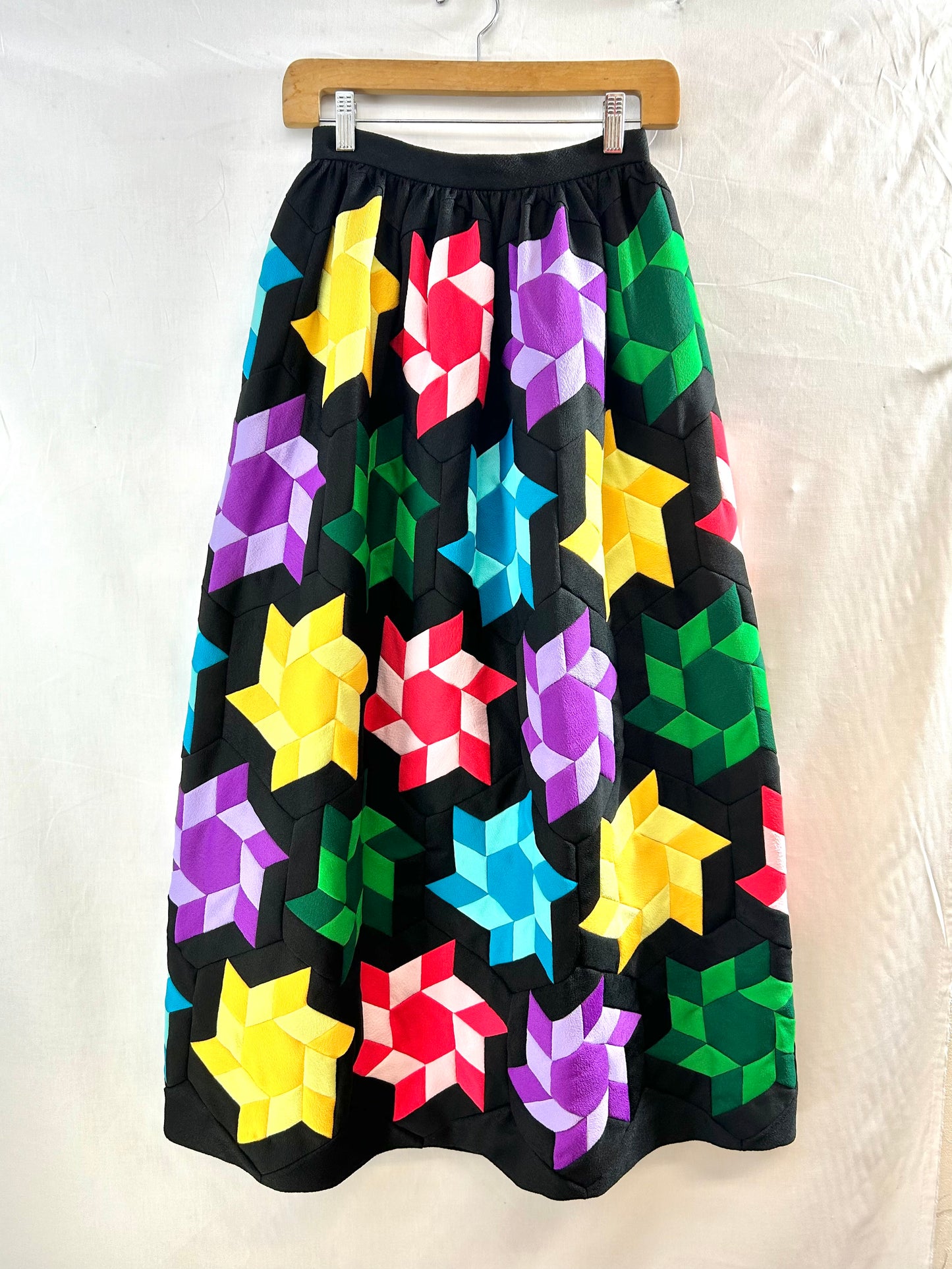 ’70s Vintage Patchwork Skirt [F27748]