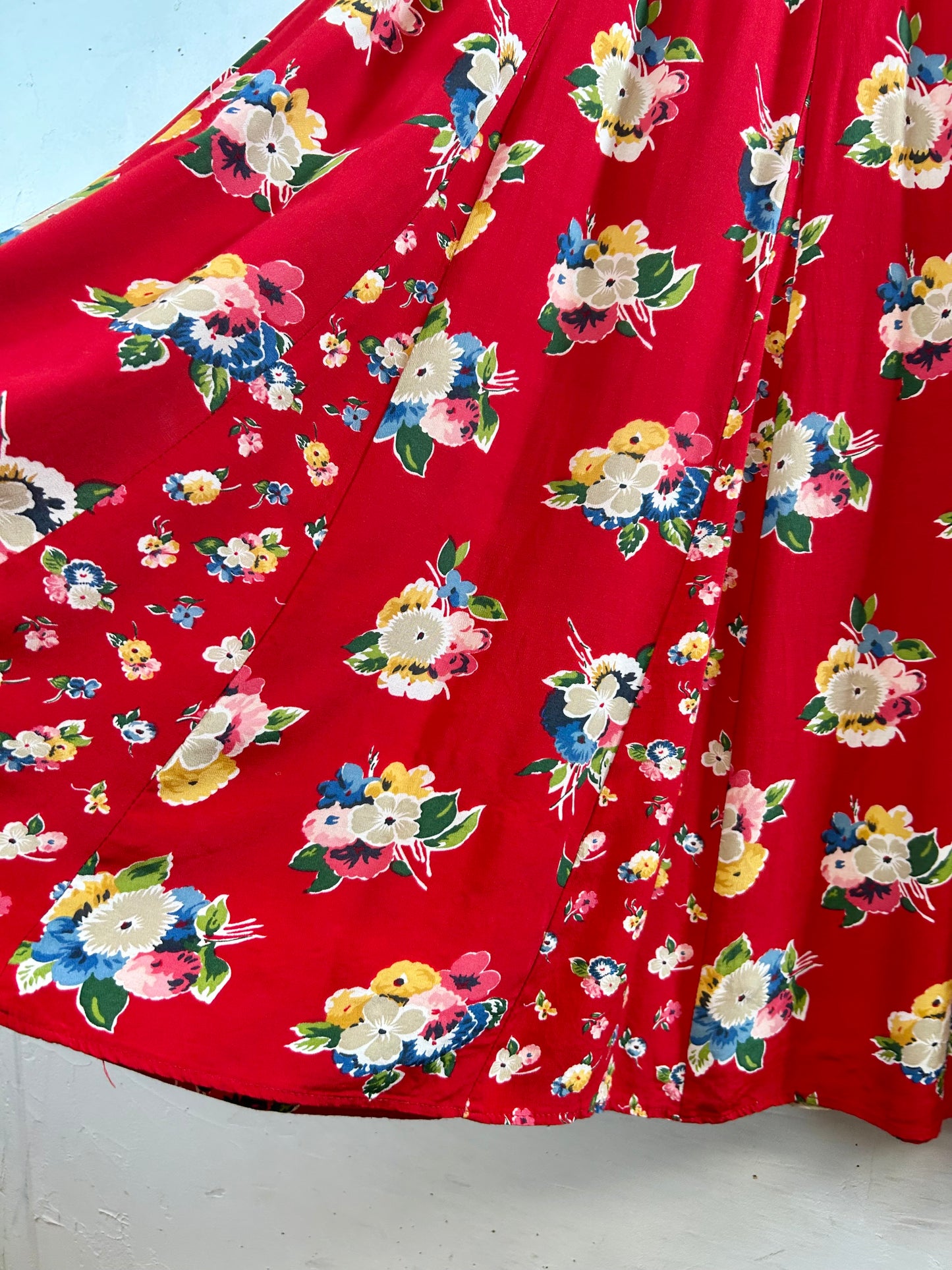 Vintage Rayon Skirt 〜SUSAN BRISTOL〜 [E30195]