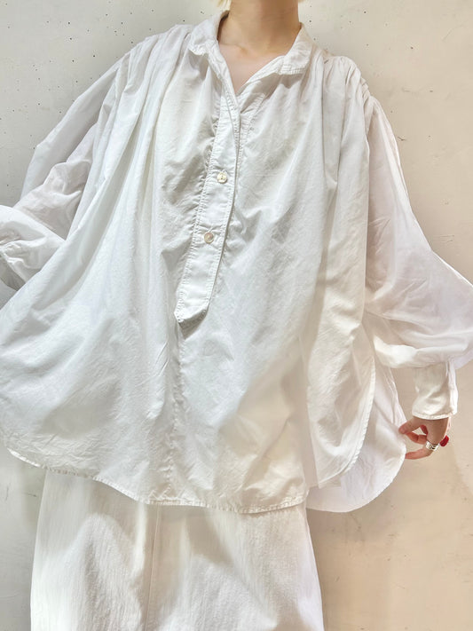 Vintage White Blouse MADE IN FRANCE[C26553]