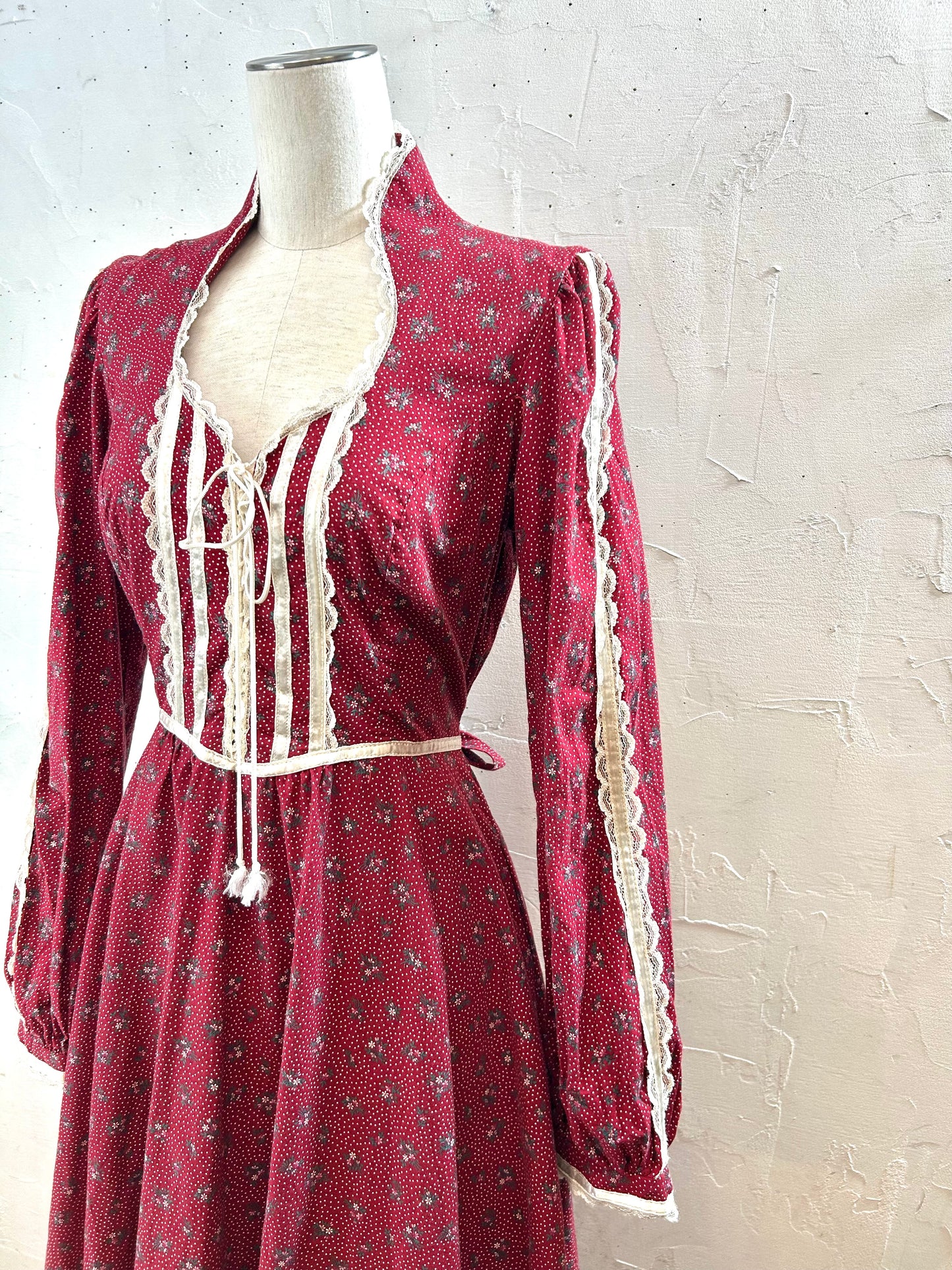 ’70s Vintage Dress〜GUNNE SAX 〜[A29342］