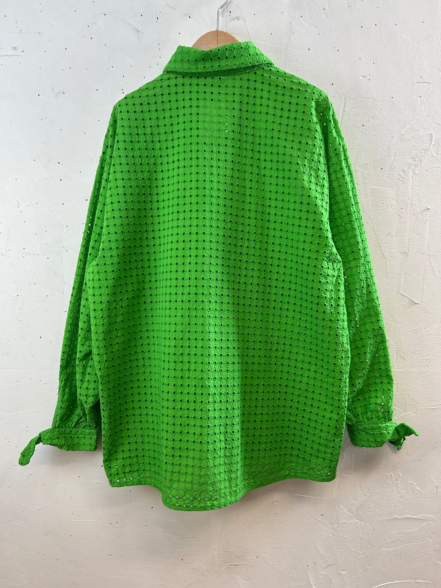 Vintage Eyelet Lace Shirt [E30194]