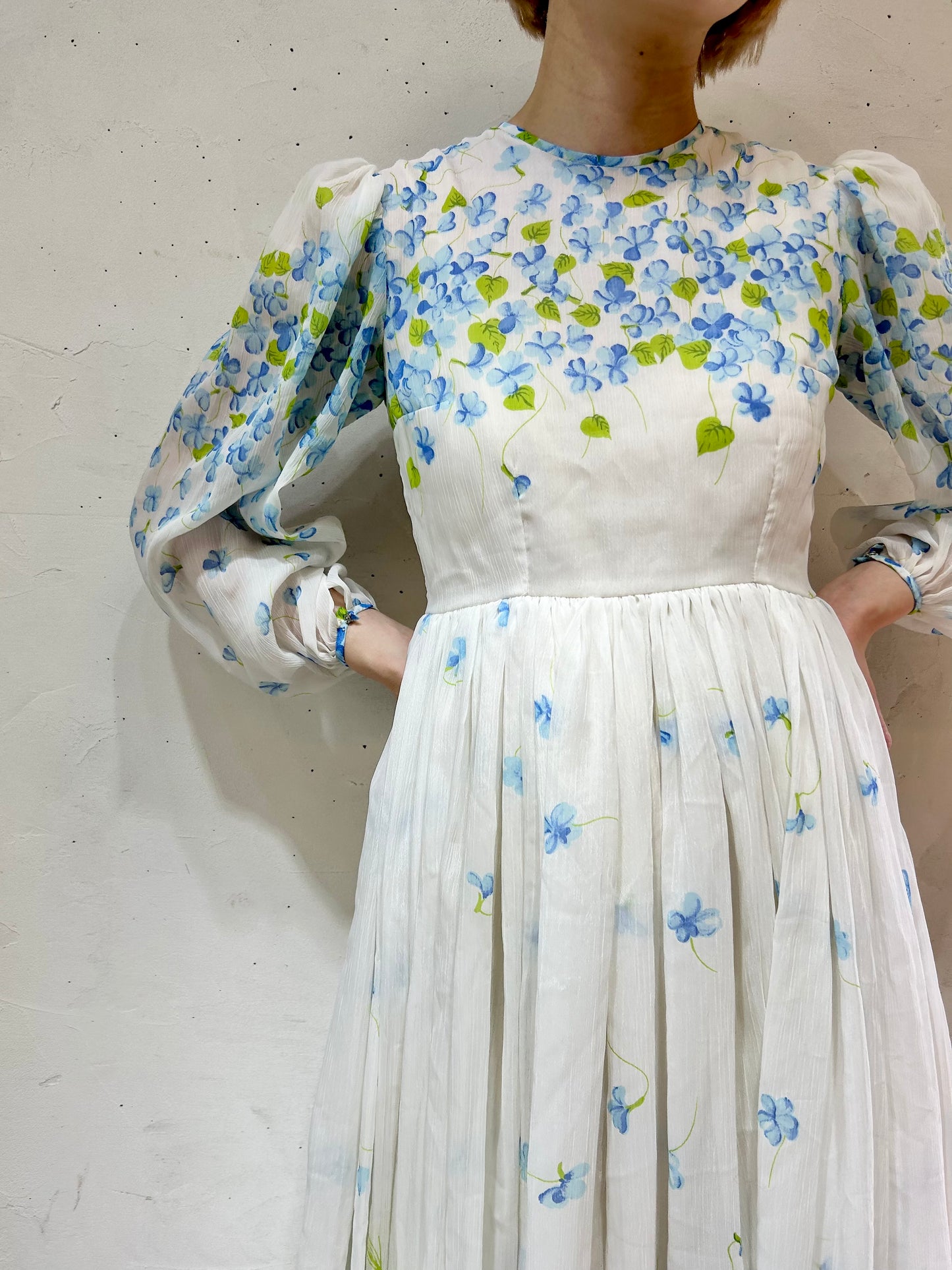 ’70s Vintage Sier Dress [D26875]