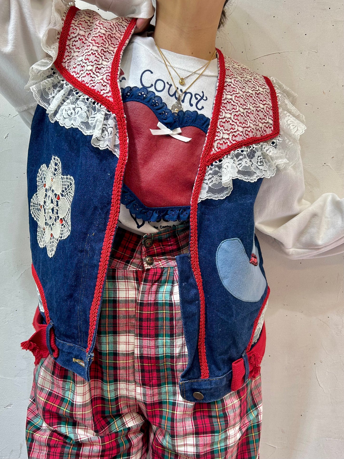 Vintage Custom Vest 〜Lee〜 [I24965]