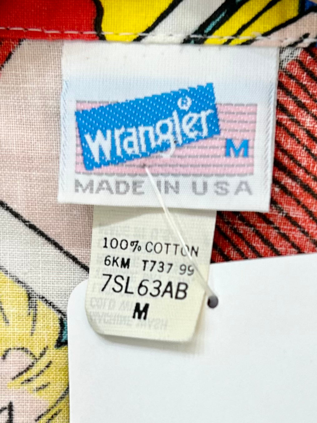 Vintage Shirt Dead Stock〜Wrangler〜 [E26429]