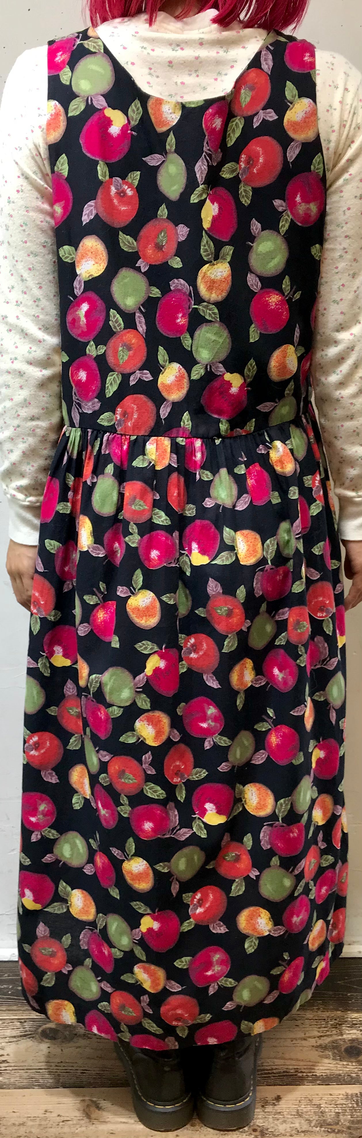 Vintage Apple Over Dress [J25152]