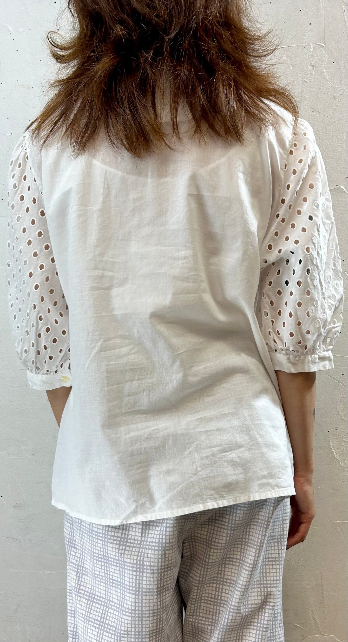 Vintage White Blouse [G27897]