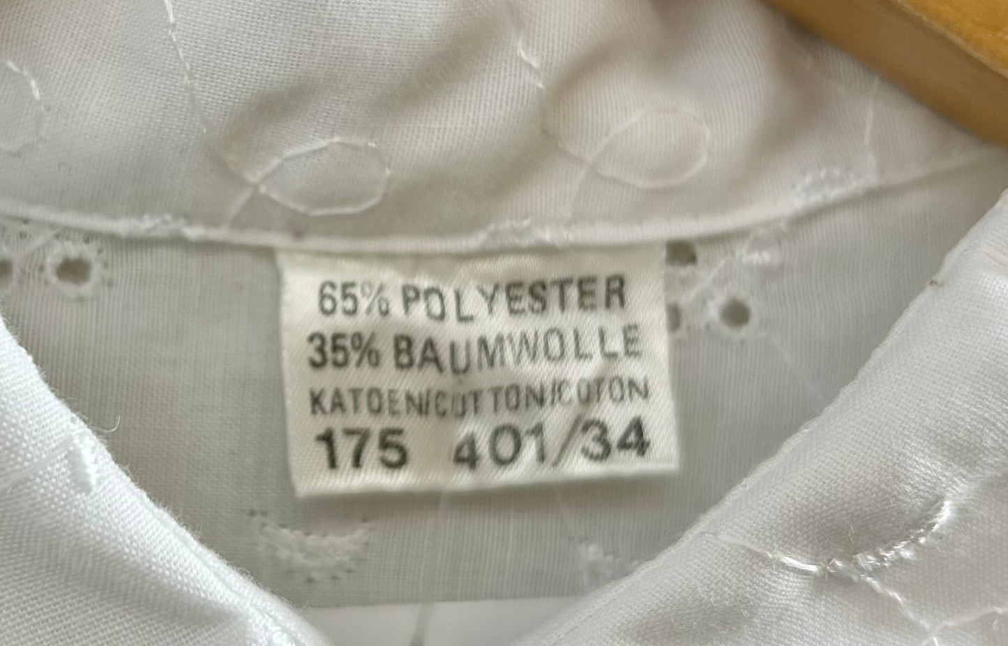 Vintage White Blouse [E30205]