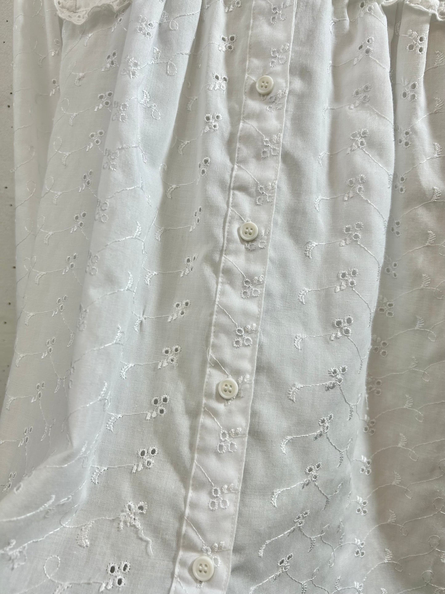 Vintage White Blouse [E30205]