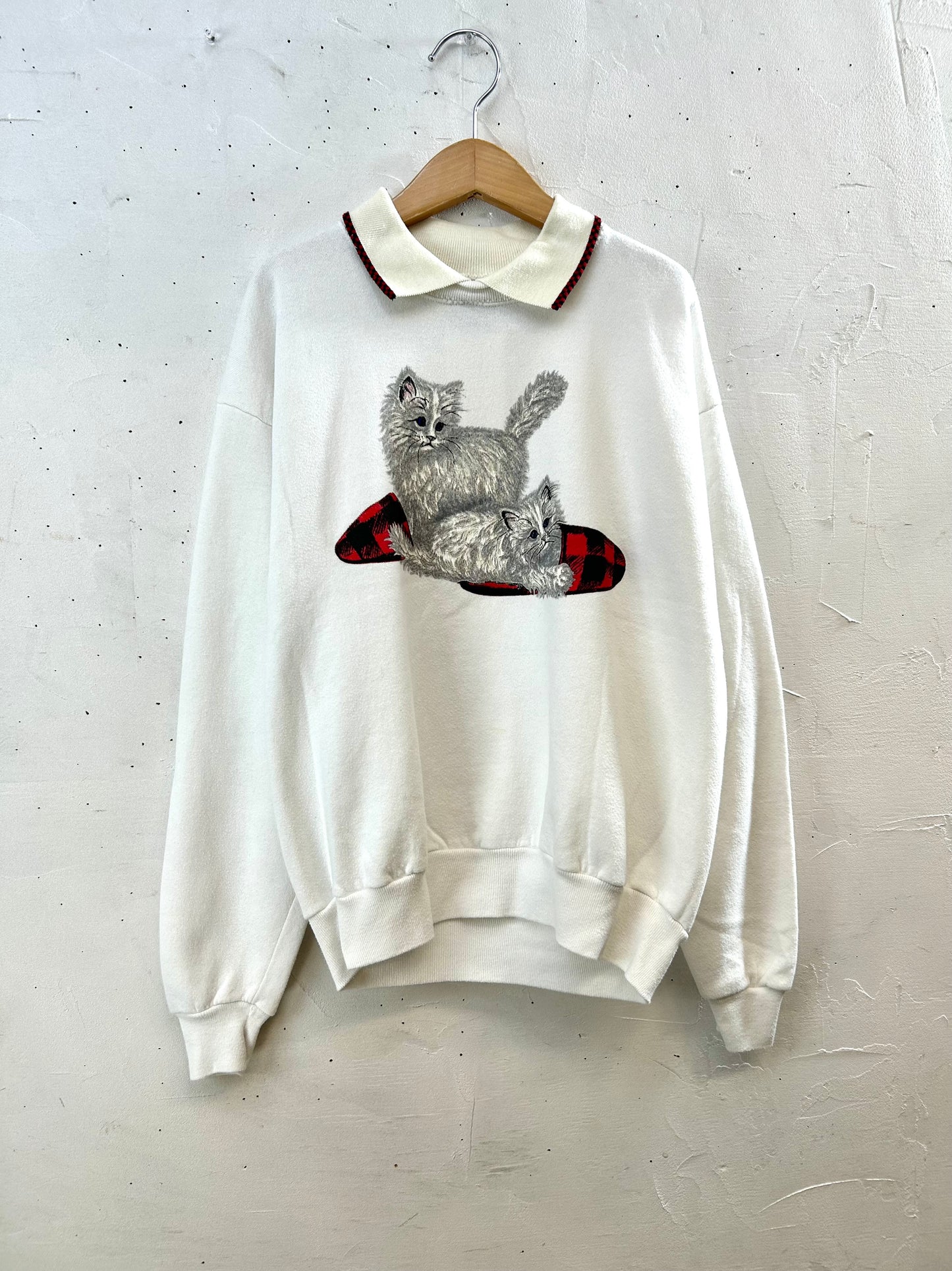 Vintage Hand Painted Sweat MADE IN USA [I28446]