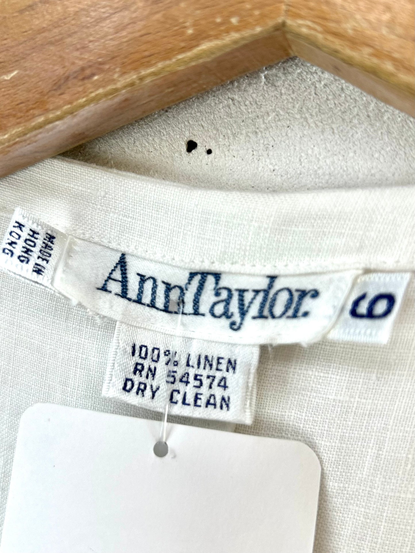 Vintage Linen Dress [D29985]