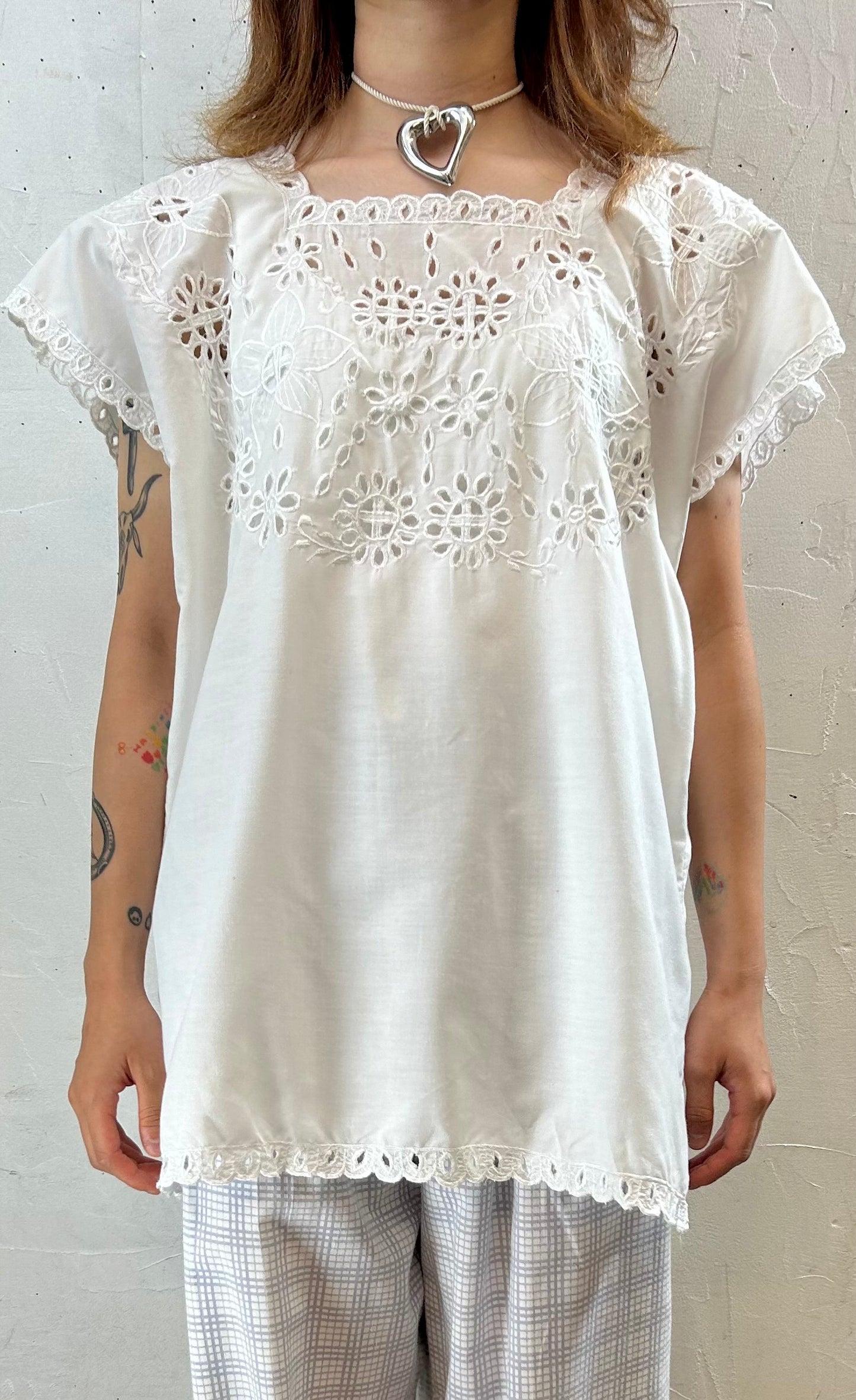 Vintage White Blouse [G27898]