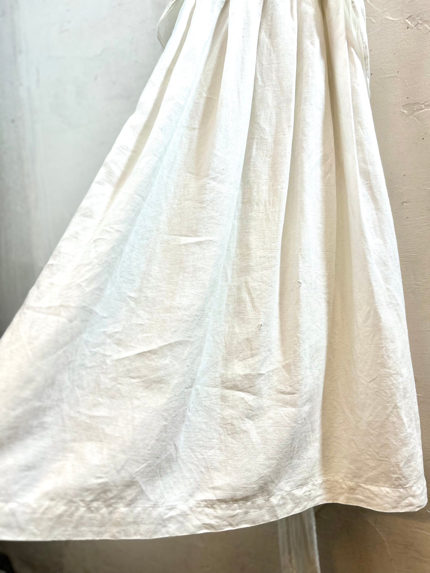 Vintage Linen Dress [D29985]