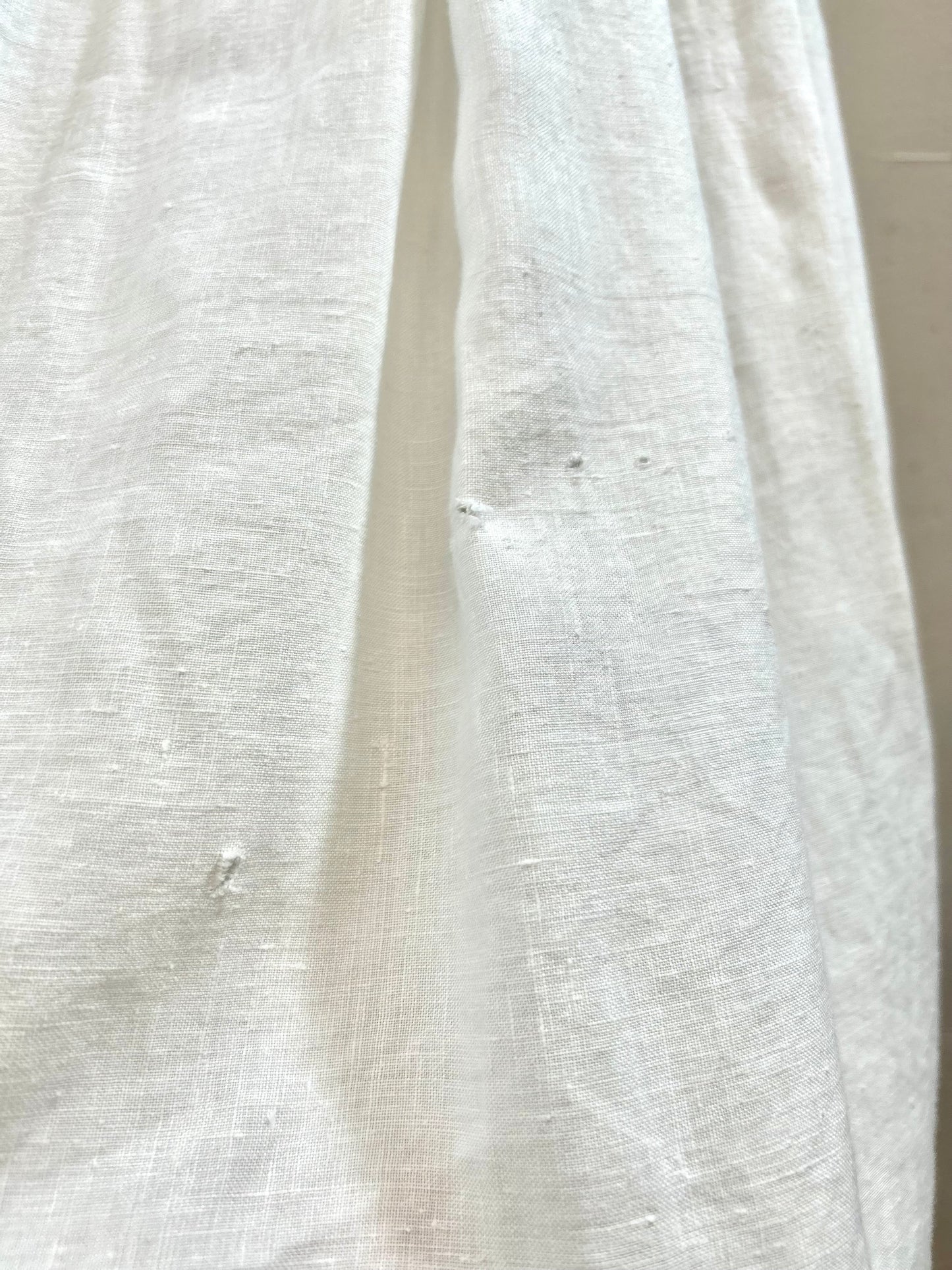 Vintage Linen Dress [D29985]