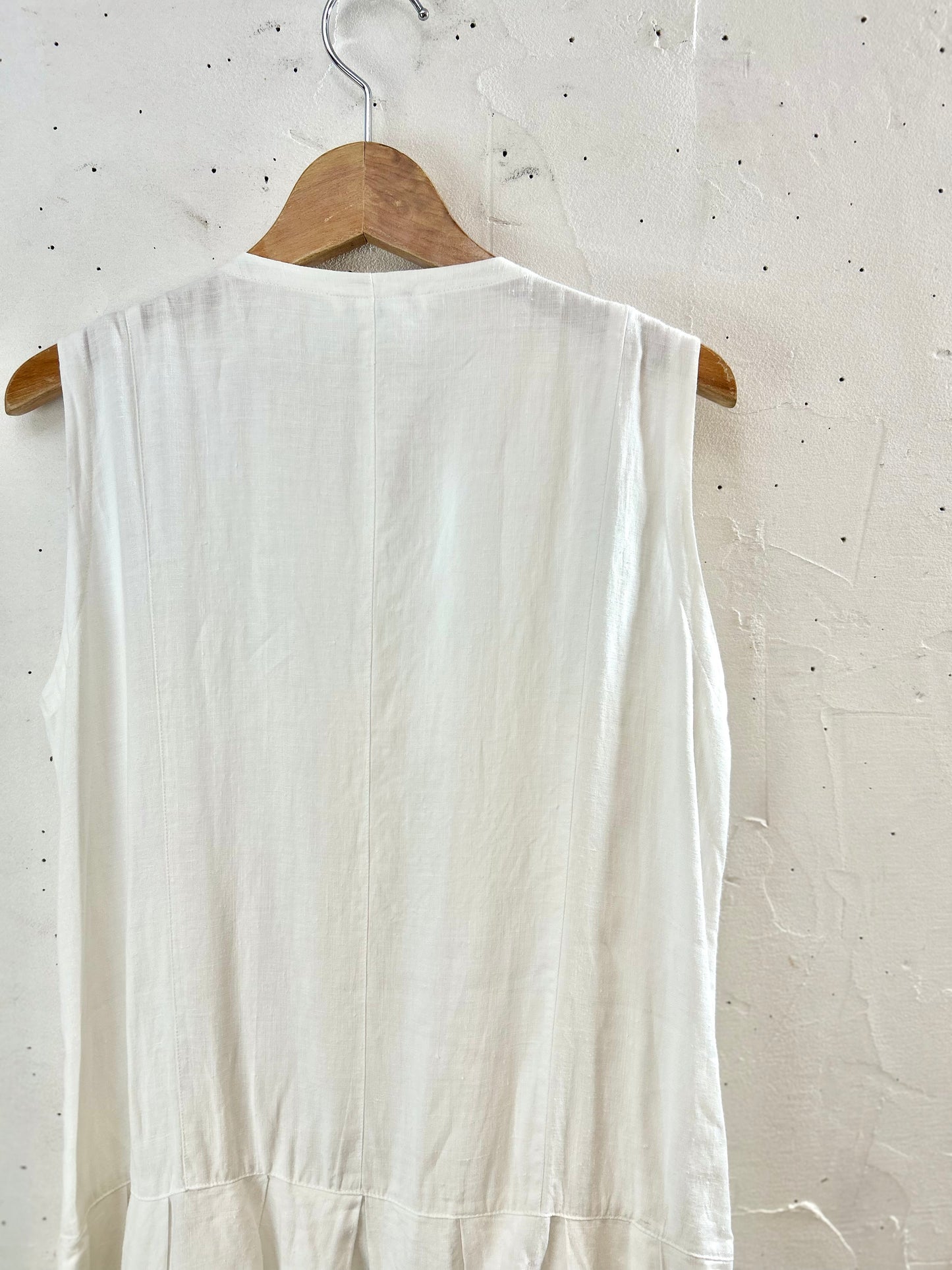 Vintage Linen Dress [D29985]