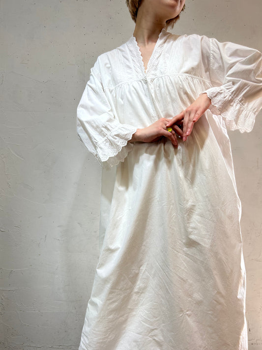 '40s-'50s Vintage Nightie Dress [D26873]