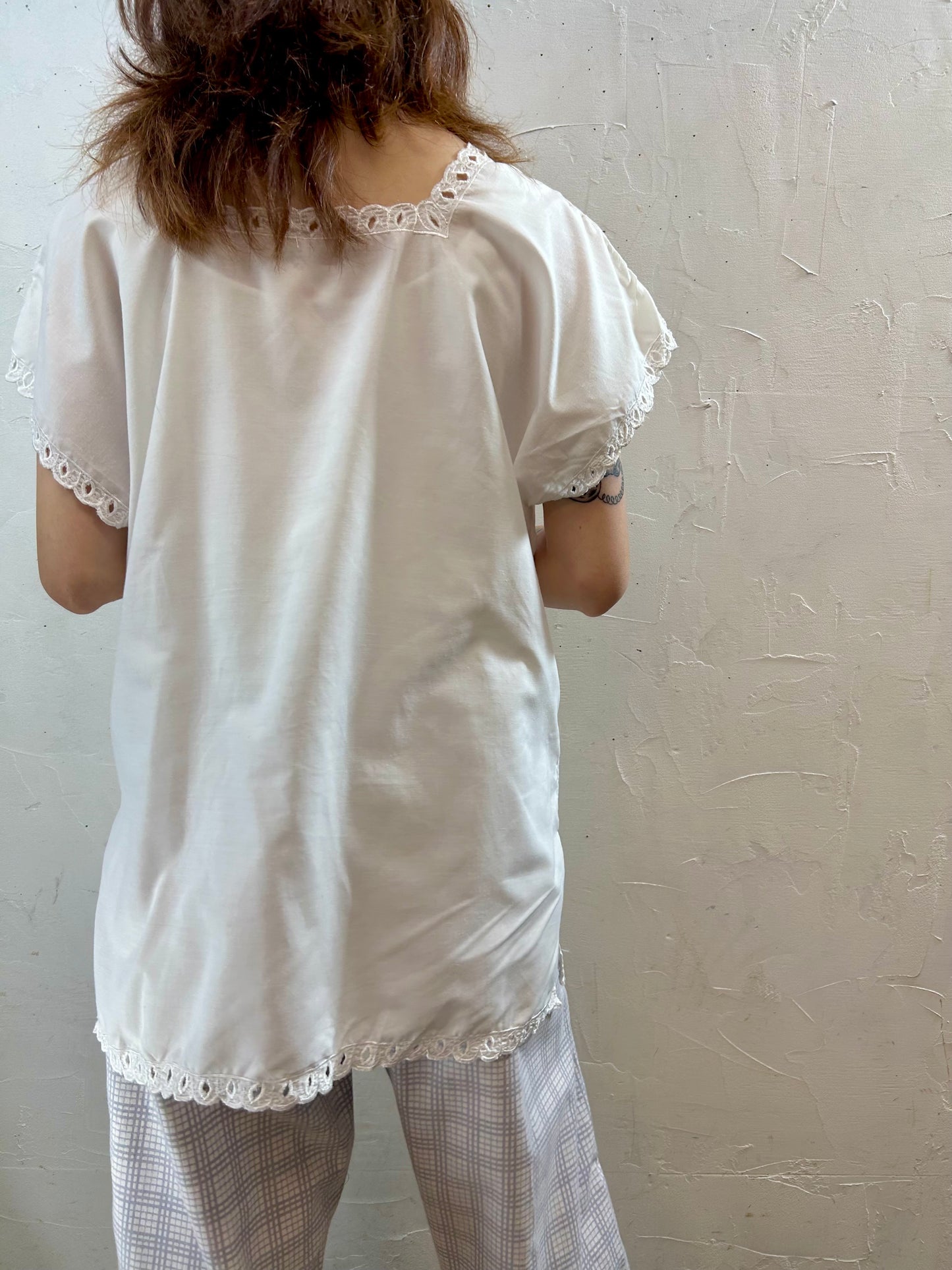 Vintage White Blouse [G27898]