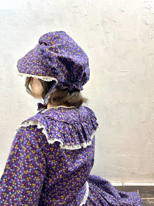 70sVintage Bonnet Dress [H28241]