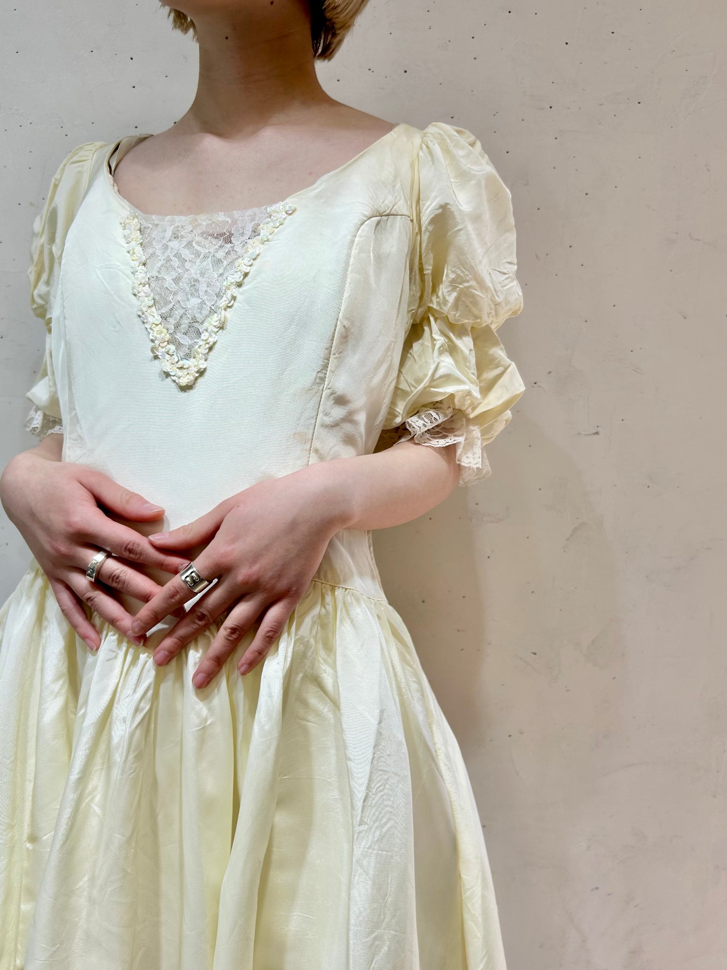 '80s Vintage Dress 〜GUNNE SAX〜 [E27126]