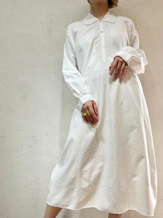 '40s-'50s Vintage Nightie Dress [D26872]