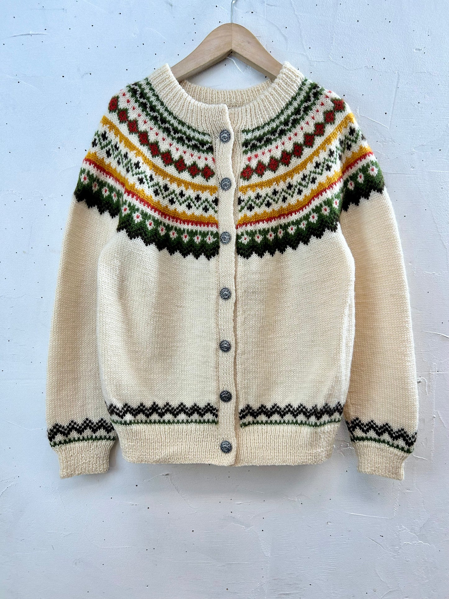 Vintage Nordic Knit Cardigan 〜DALE OF NORWAY〜 [K28889]