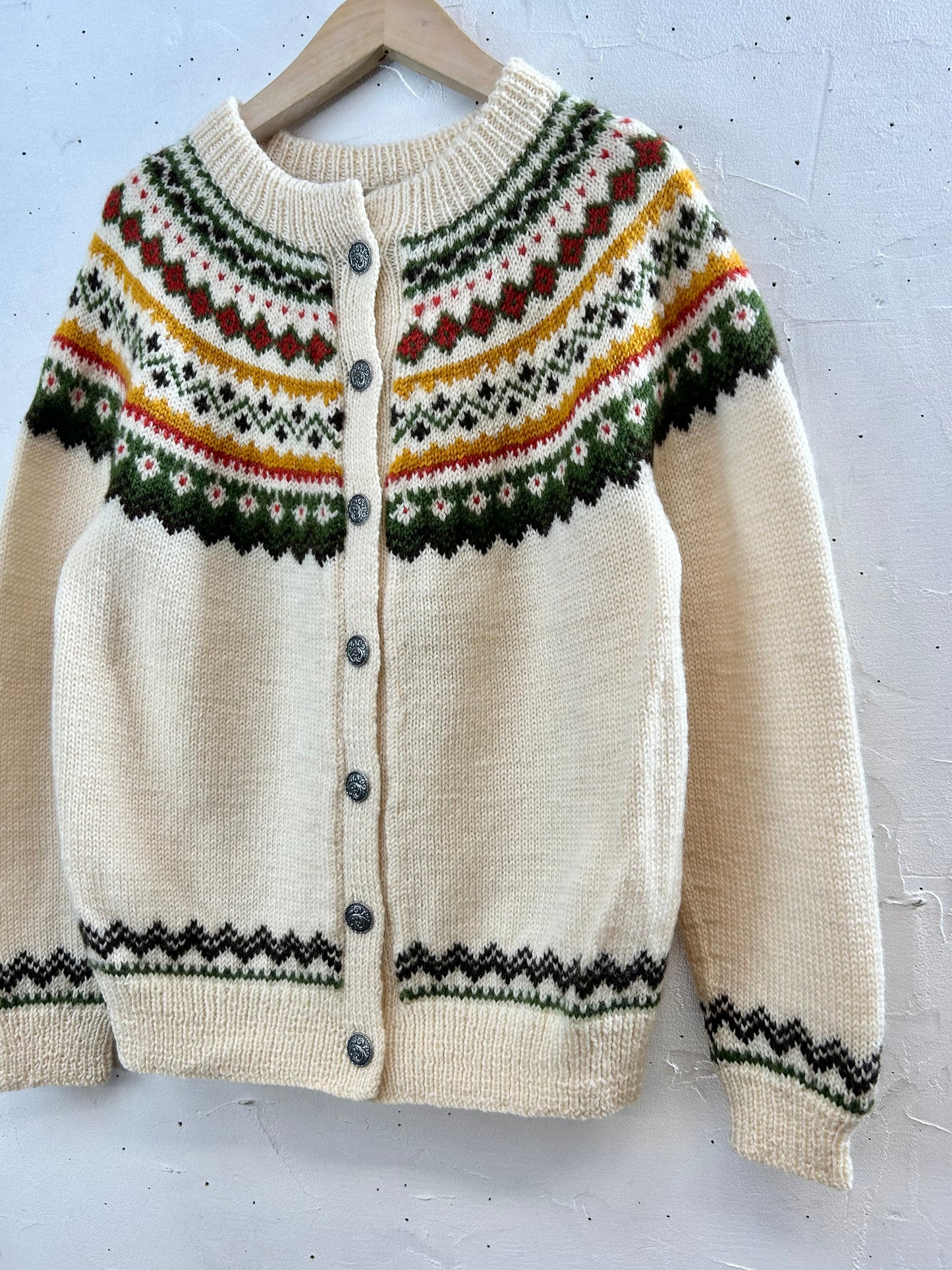 Vintage Nordic Knit Cardigan 〜DALE OF NORWAY〜 [K28889]