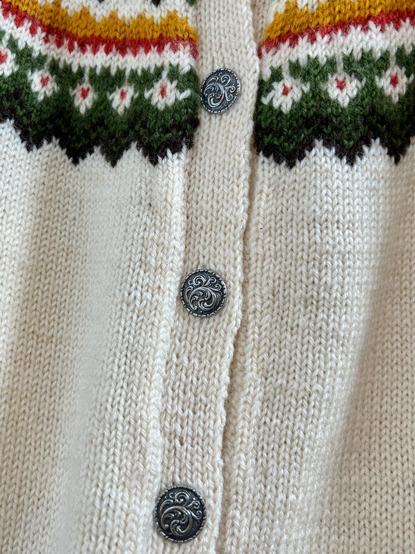 Vintage Nordic Knit Cardigan 〜DALE OF NORWAY〜 [K28889]