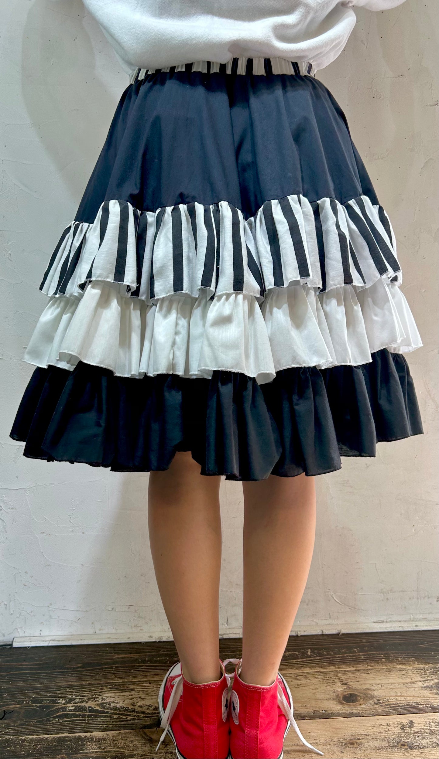 Vintage Tiered Skirt [I24958]