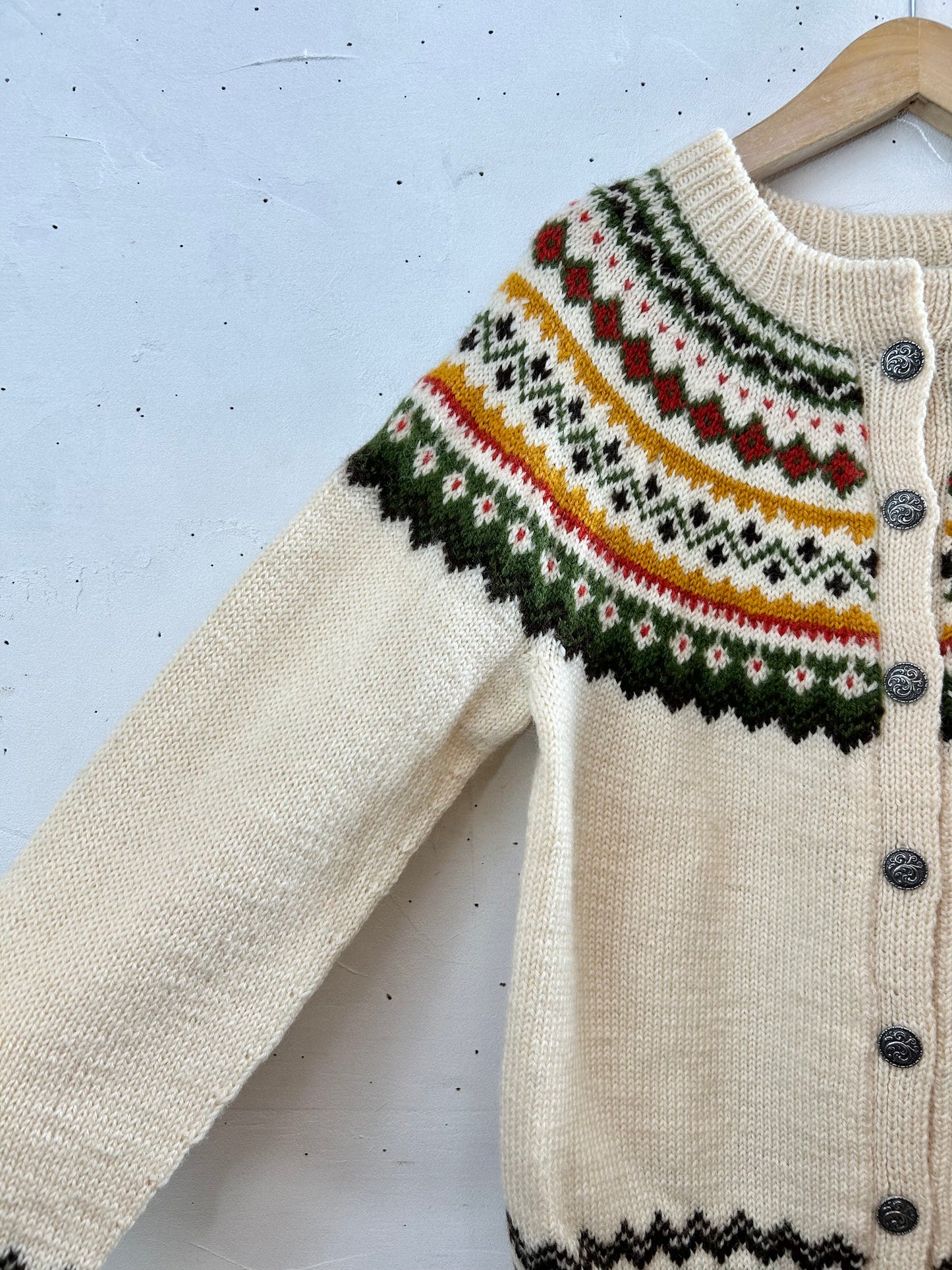 Vintage Nordic Knit Cardigan 〜DALE OF NORWAY〜 [K28889]