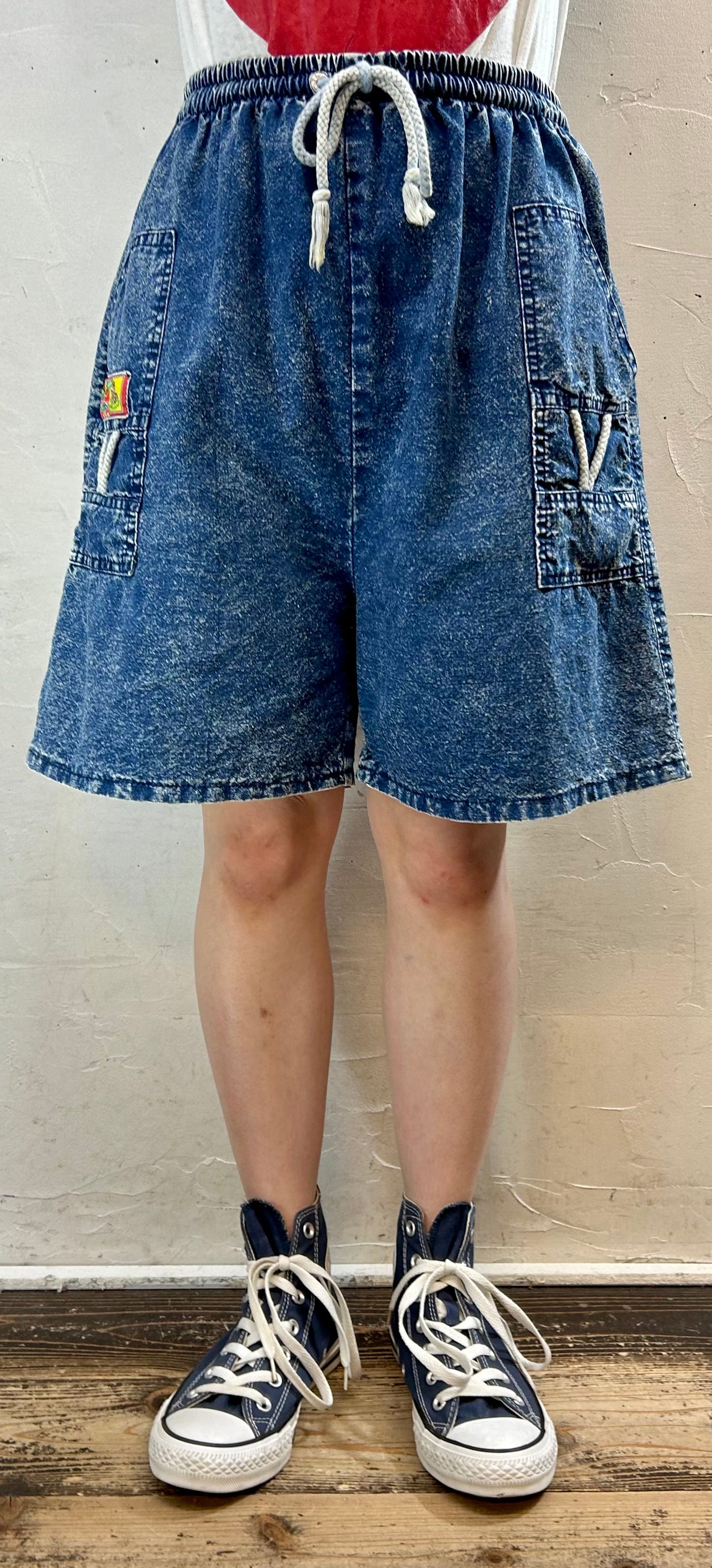 Vintage Denim Short Pants [F27274]