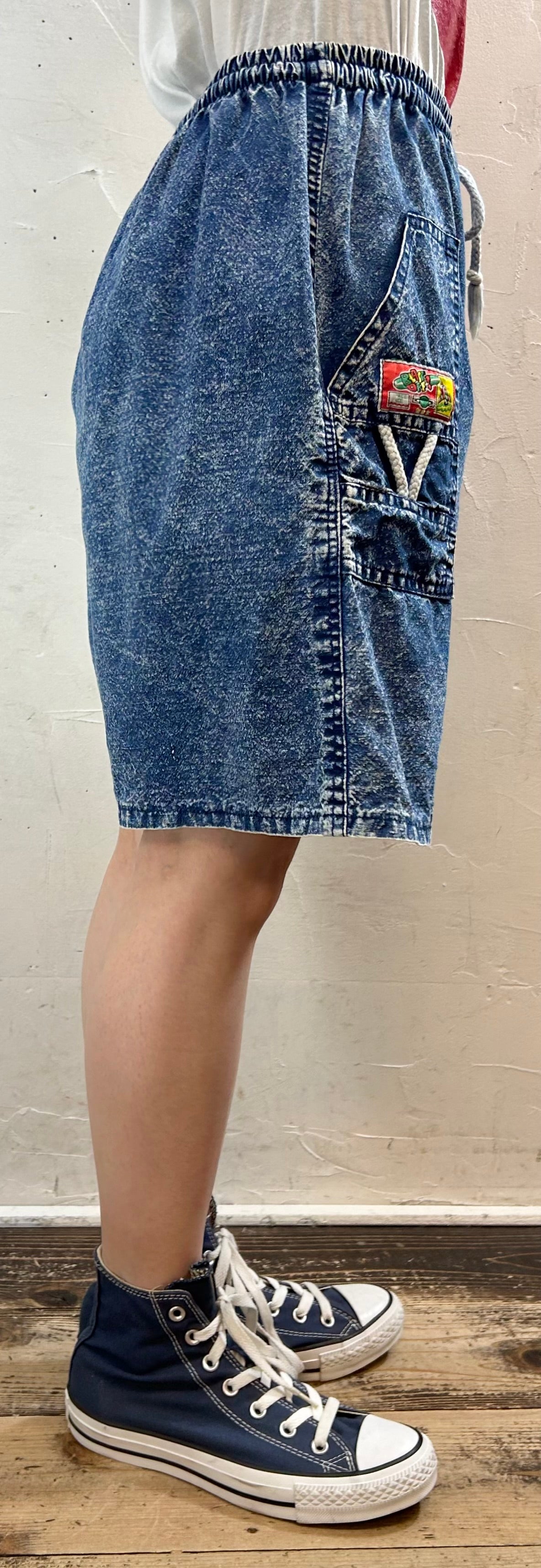 Vintage Denim Short Pants [F27274]