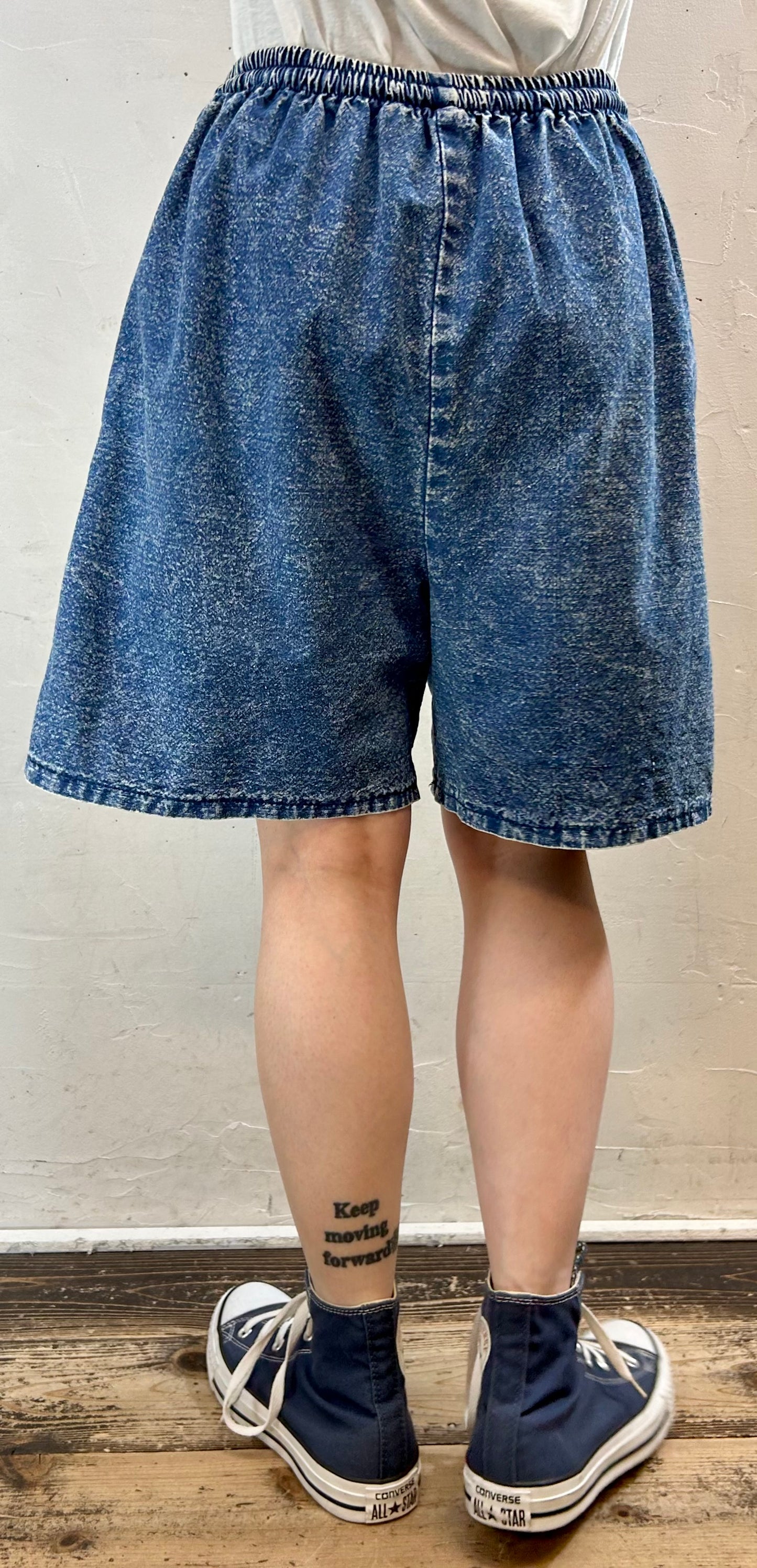 Vintage Denim Short Pants [F27274]