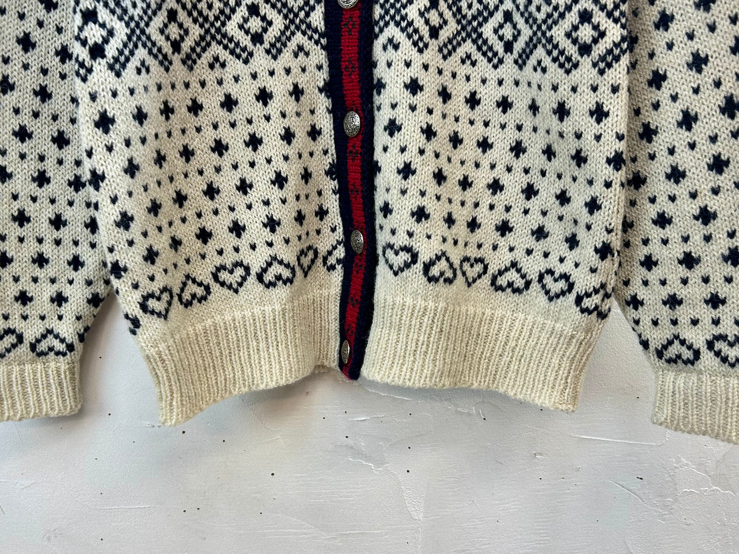 Vintage Nordic Knit Cardigan MADE IN USA〜L.L.Bean〜 [K28887]