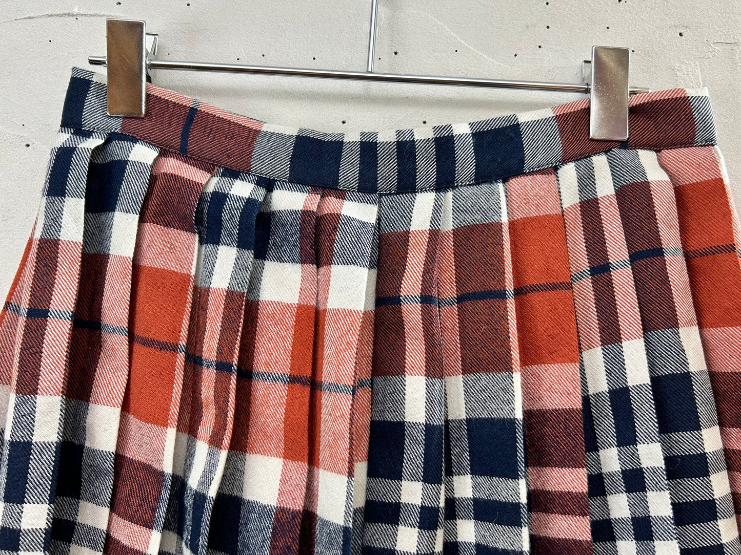 Vintage Plaid Skirt [J28669]