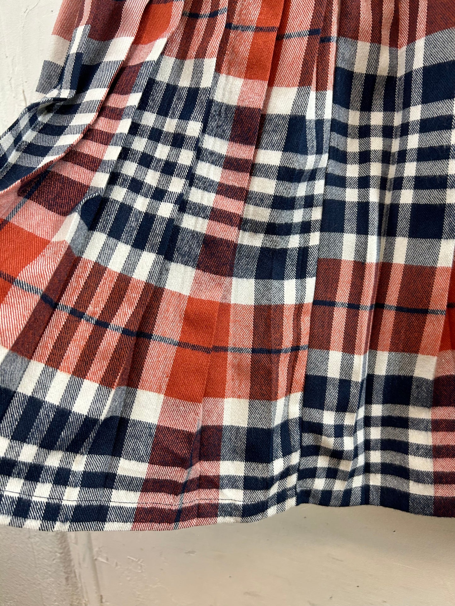 Vintage Plaid Skirt [J28669]