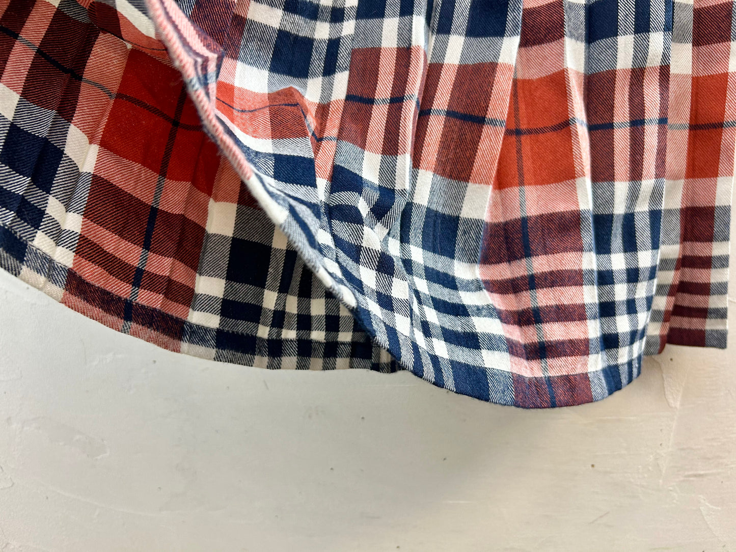 Vintage Plaid Skirt [J28669]