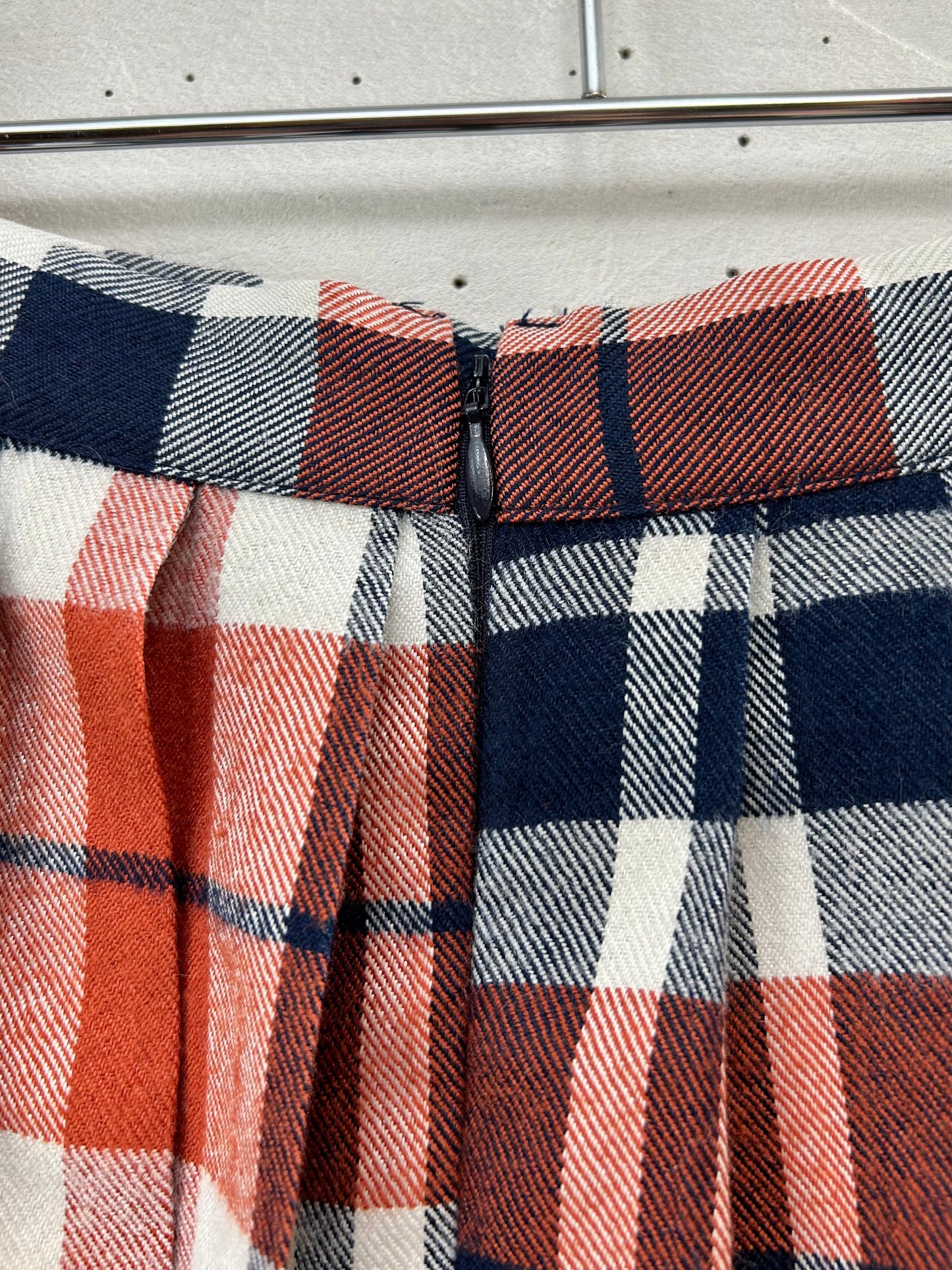 Vintage Plaid Skirt [J28669]