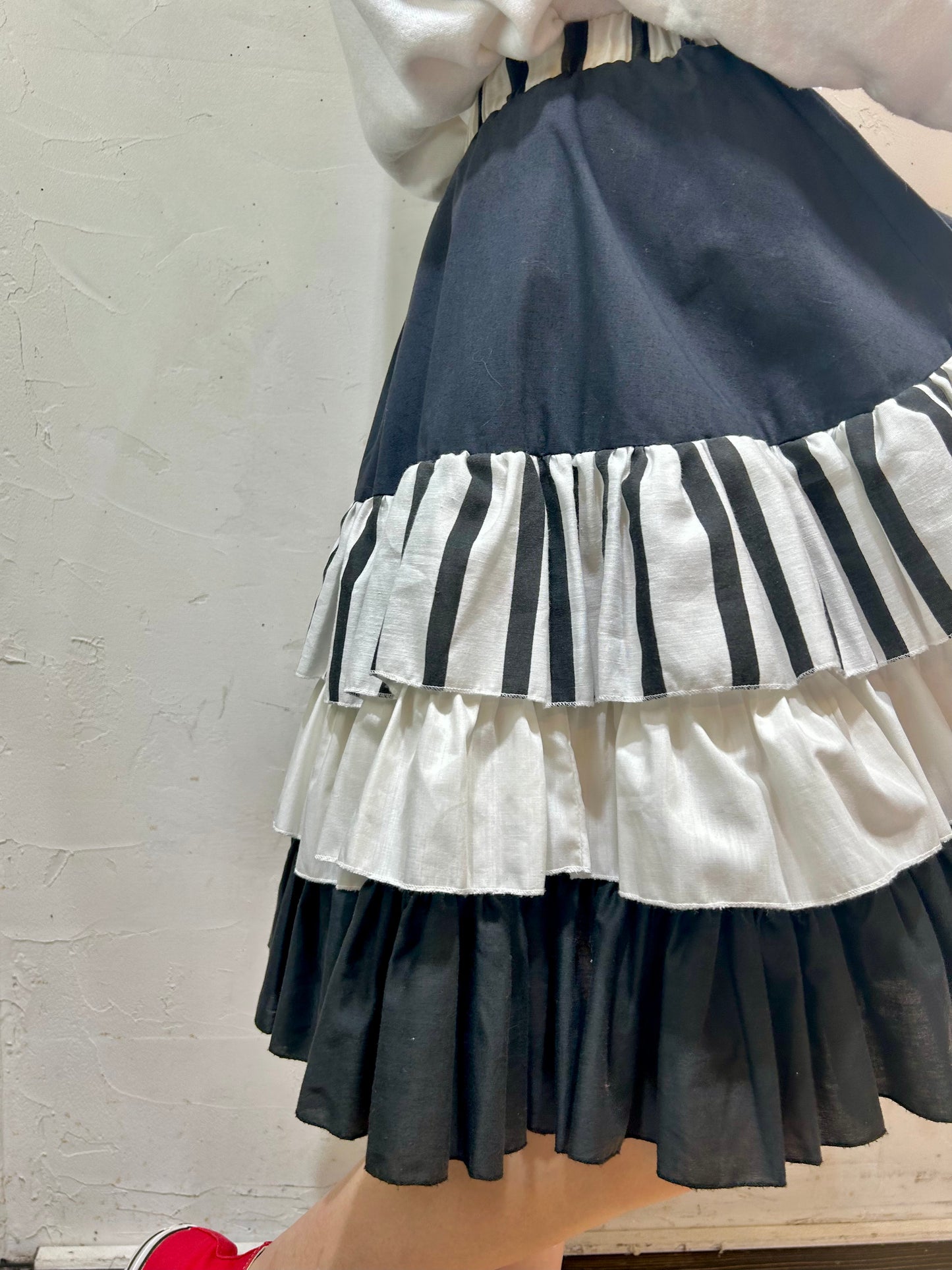 Vintage Tiered Skirt [I24958]