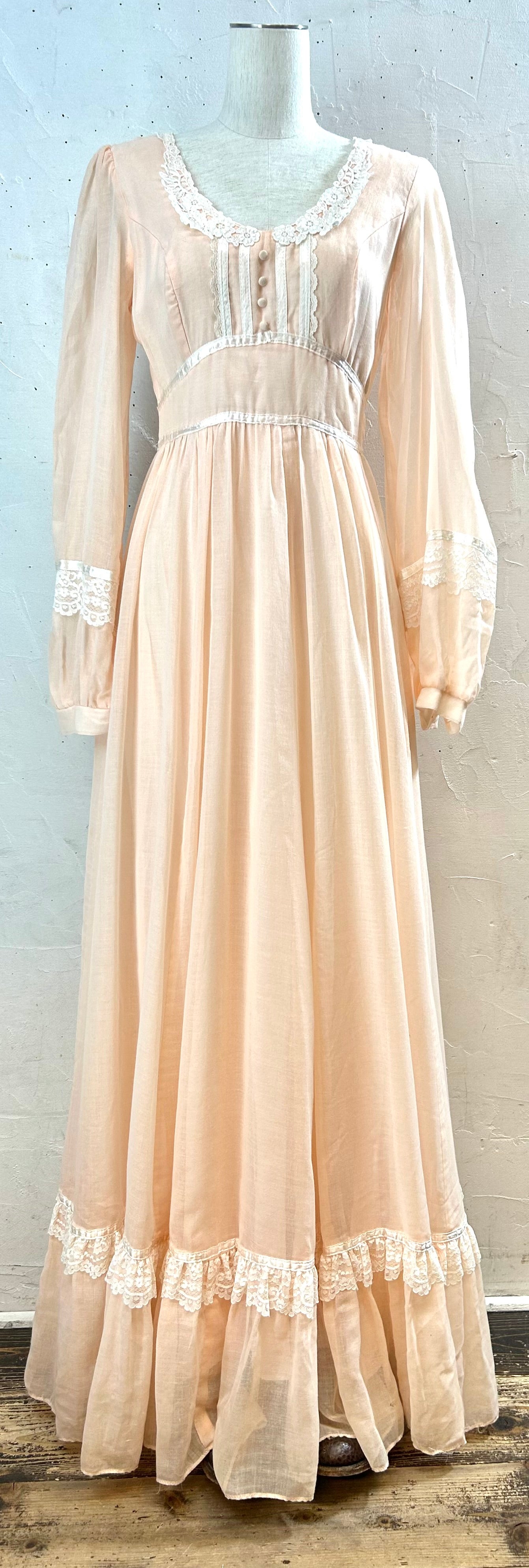 ’70s Vintage Dress〜GUNNE SAX 〜[A29340］