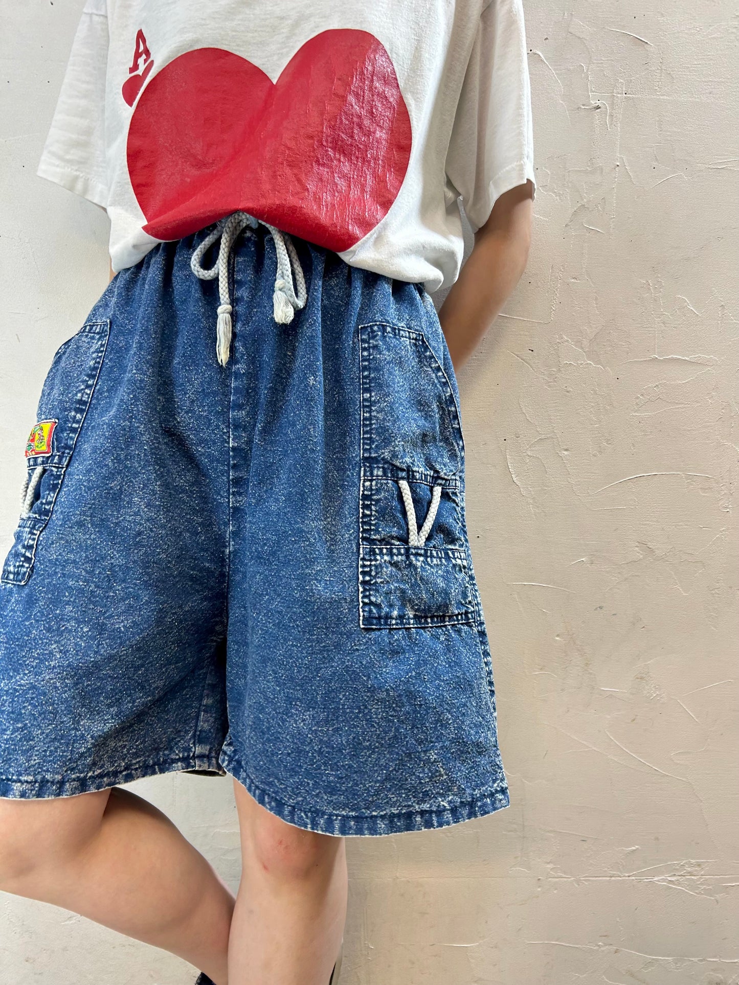 Vintage Denim Short Pants [F27274]