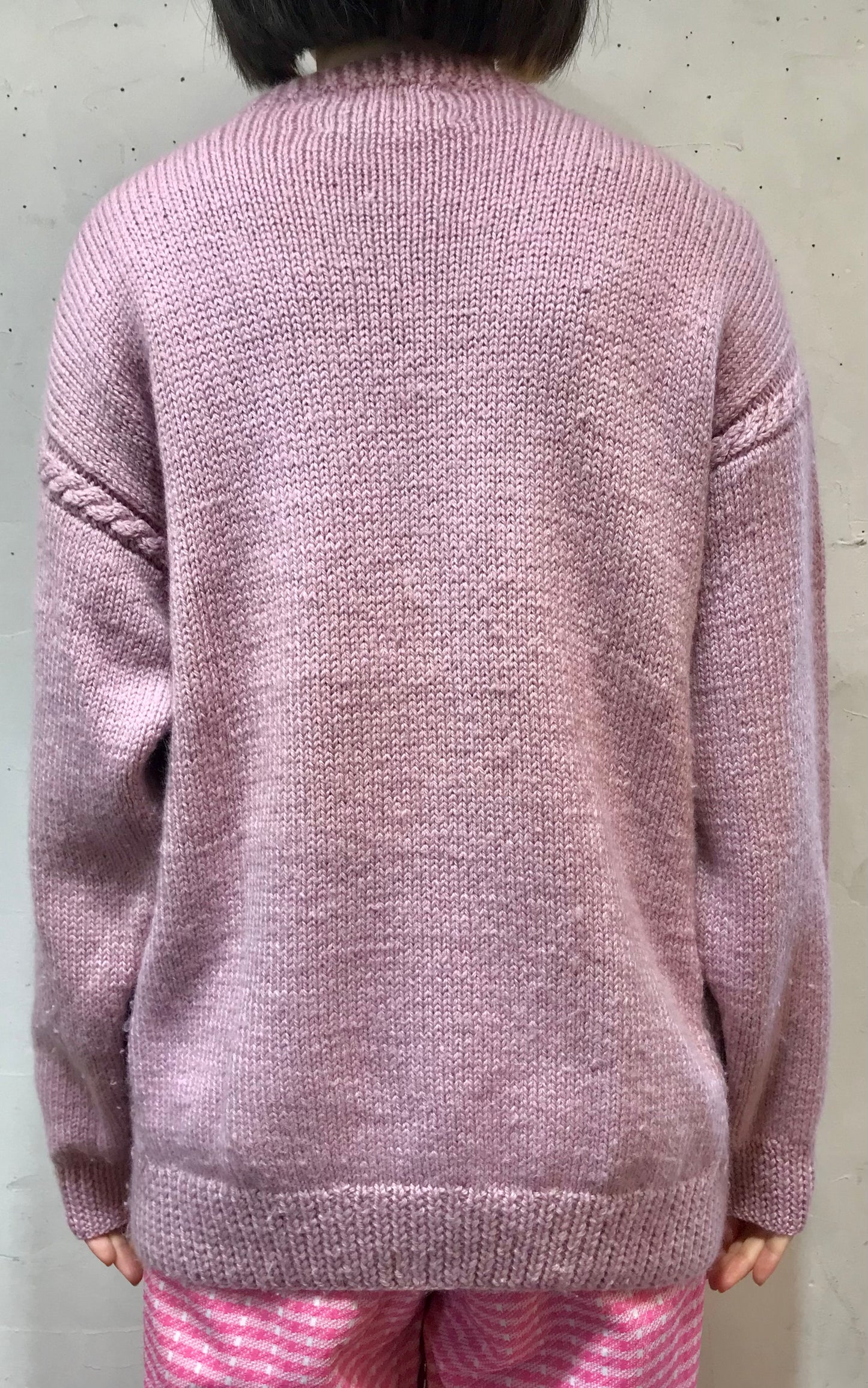 Vintage Wool Hand Knit Sweater [A25982]