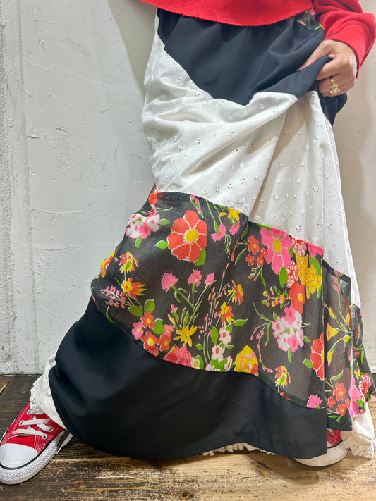 70s Vintage Skirt 〜Joy Stevens CALIFORNIA〜 [I24960]