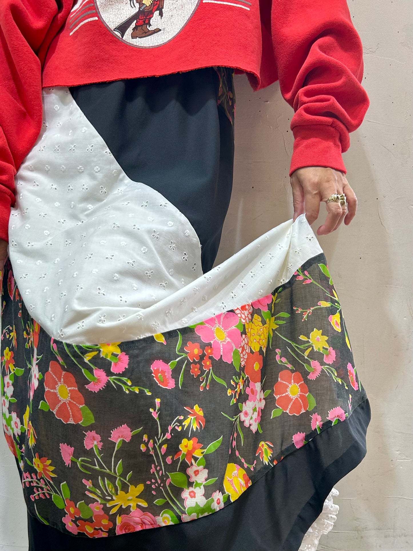 70s Vintage Skirt 〜Joy Stevens CALIFORNIA〜 [I24960]