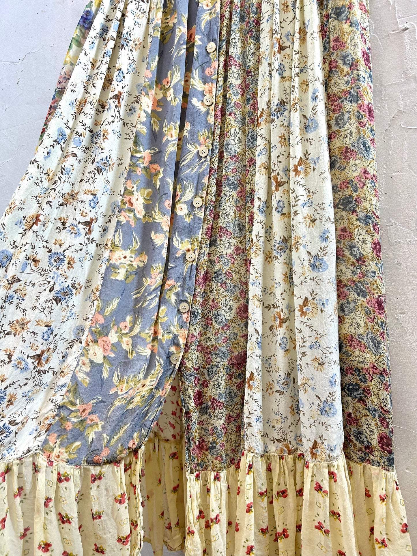 Vintage Indian Rayon Dress [G28057]