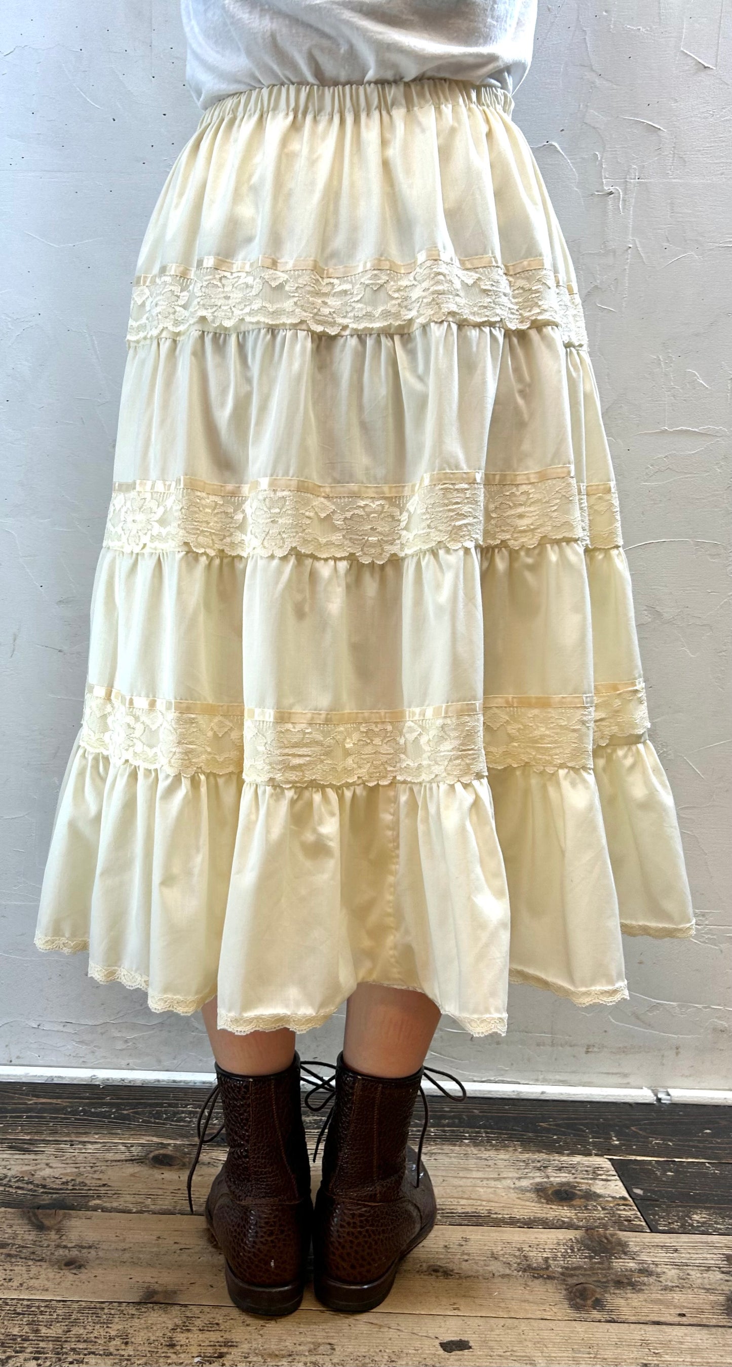 Vintage Skirt  MADE IN USA [H28237]