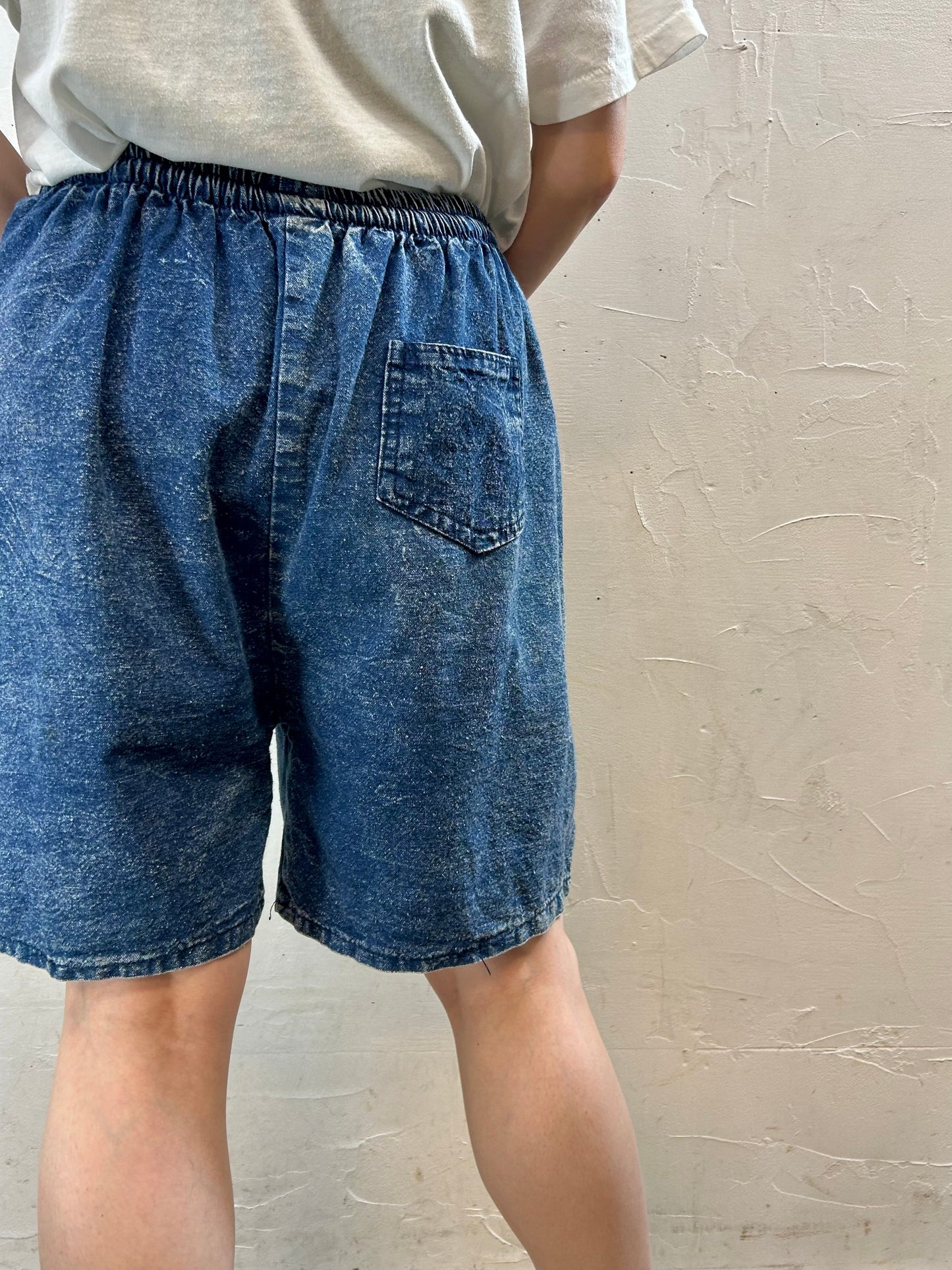 Vintage Denim Short Pants [E27273]