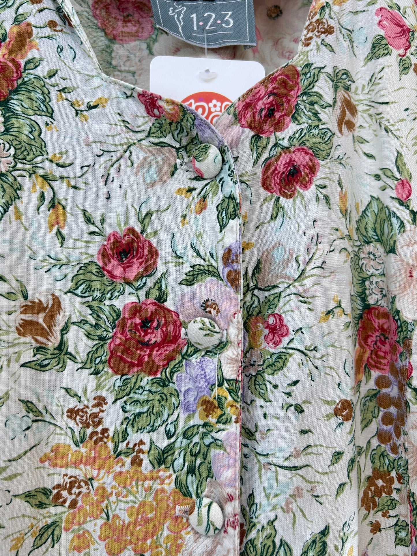 Vintage Flower Dress [F27576]