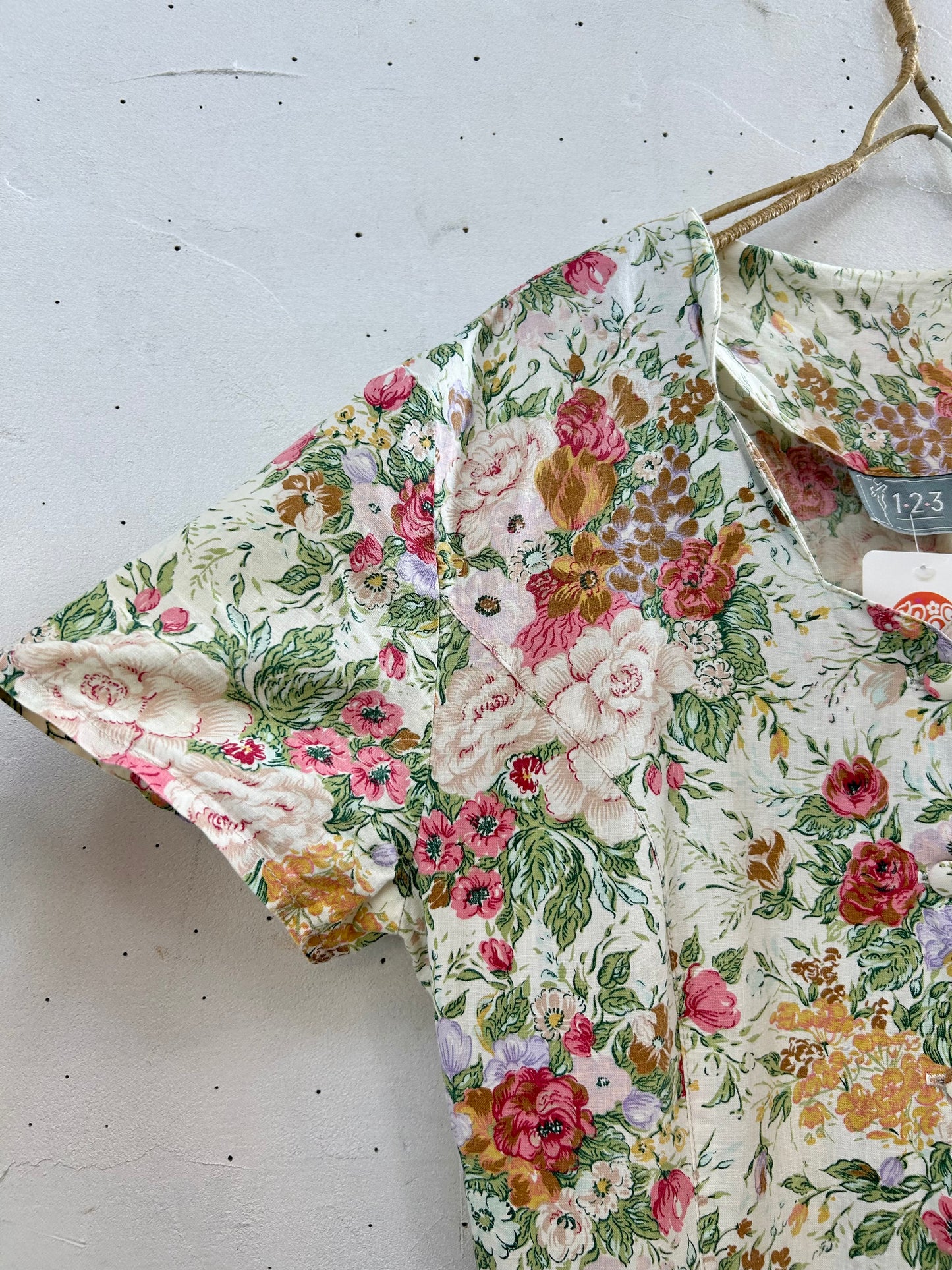 Vintage Flower Dress [F27576]