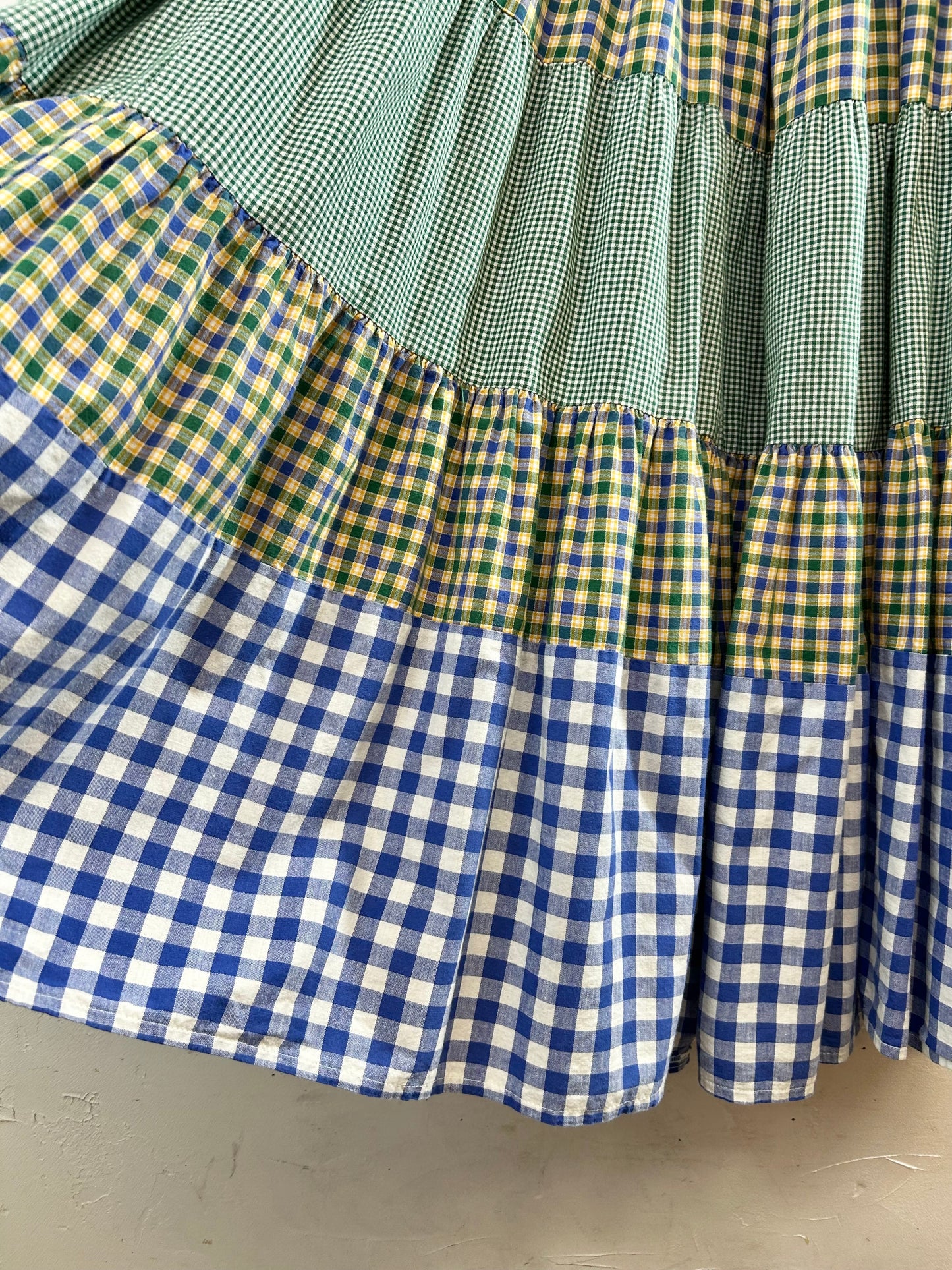 Vintage Tiered Skirt MADE IN TEXAS [K28885]