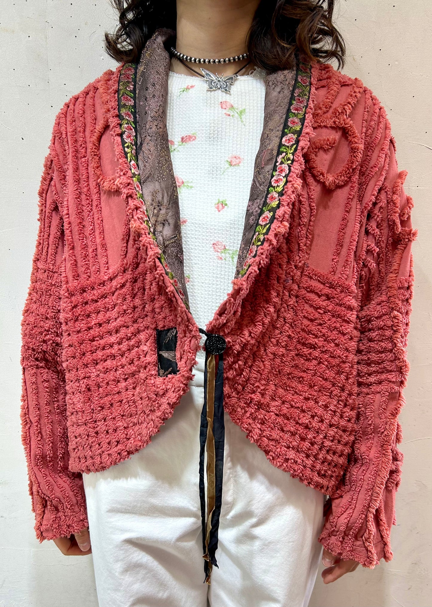 Special Vintage Chenille Weave Jacket [C26404]
